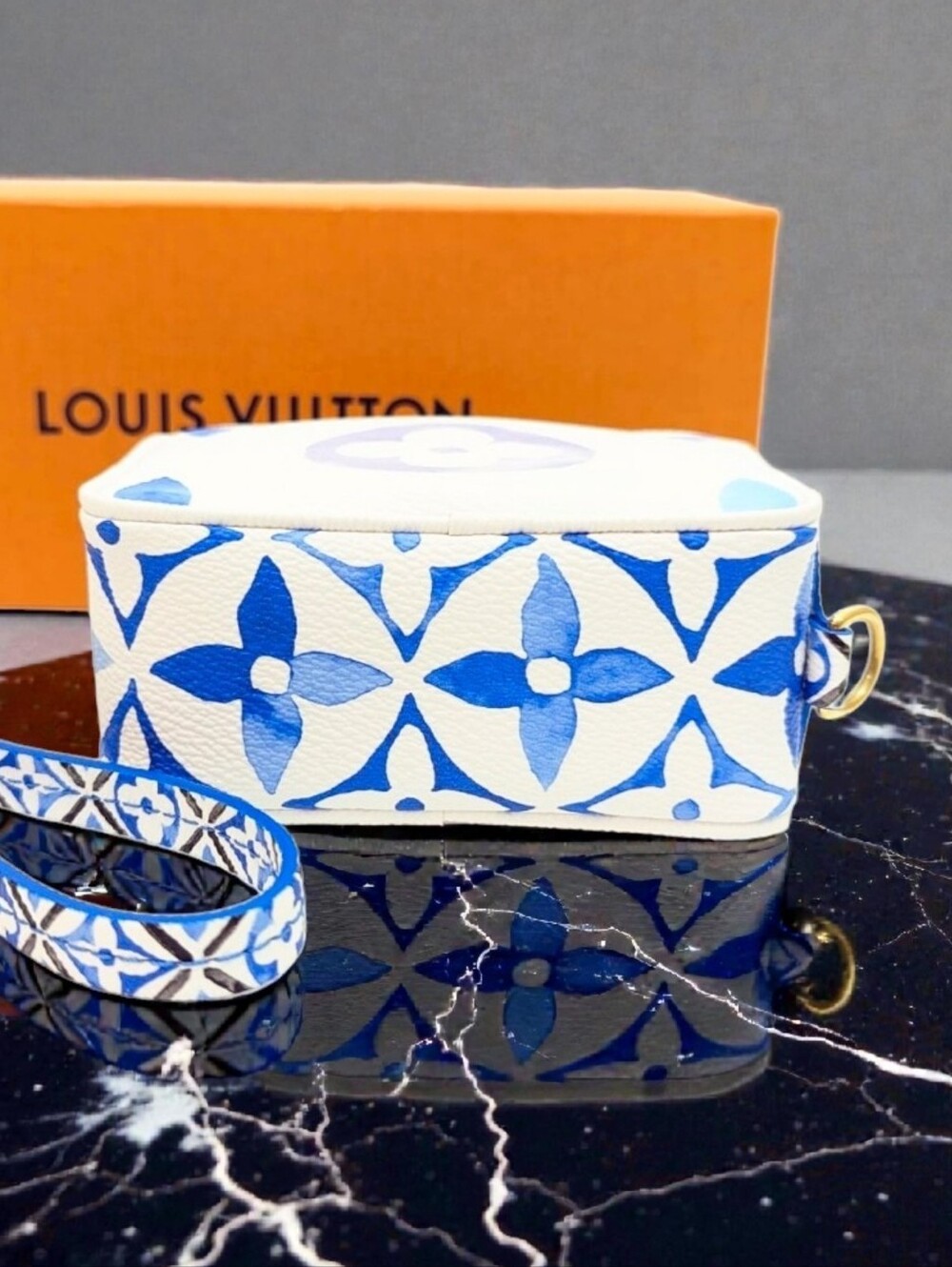 Louis Vuitton Monogram Giant Watercolor Wapity Wristlet Pouch - Picture 9 of 11